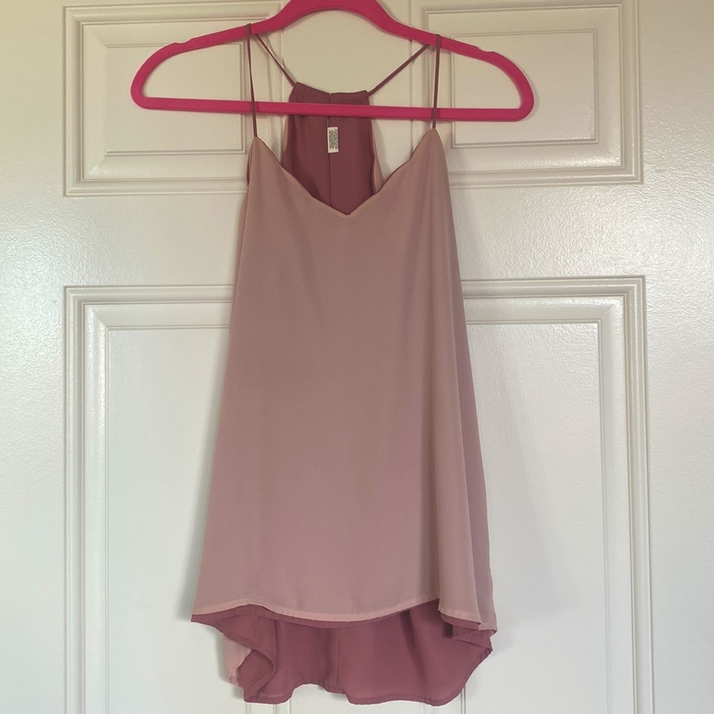 Express reversible pink top